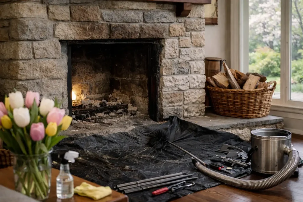 Spring Fireplace Maintenance: What NJ Homeowners Should Do Before the Season Ends